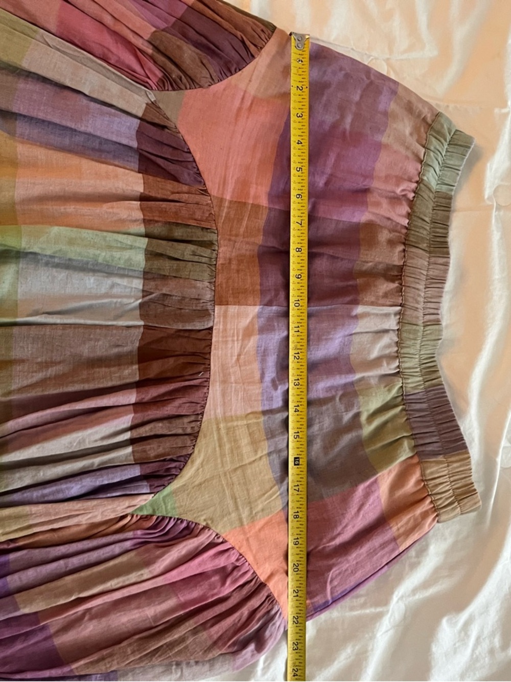Rujuta Sheth LEILA SKIRT in MERIDA CHEX size XL - Picture 10 of 12